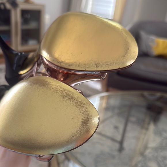 Comme Il Faut Buenos Aires Argentine Tango Elegant Rose Gold Black Heels Shoes - Picture 11 of 12